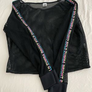 Zumba mesh top